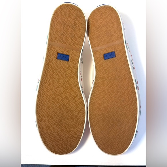 Keds x Rifle Paper Co Kickstart Leather Strawberry SZ 10 EUC - Picture 10 of 11